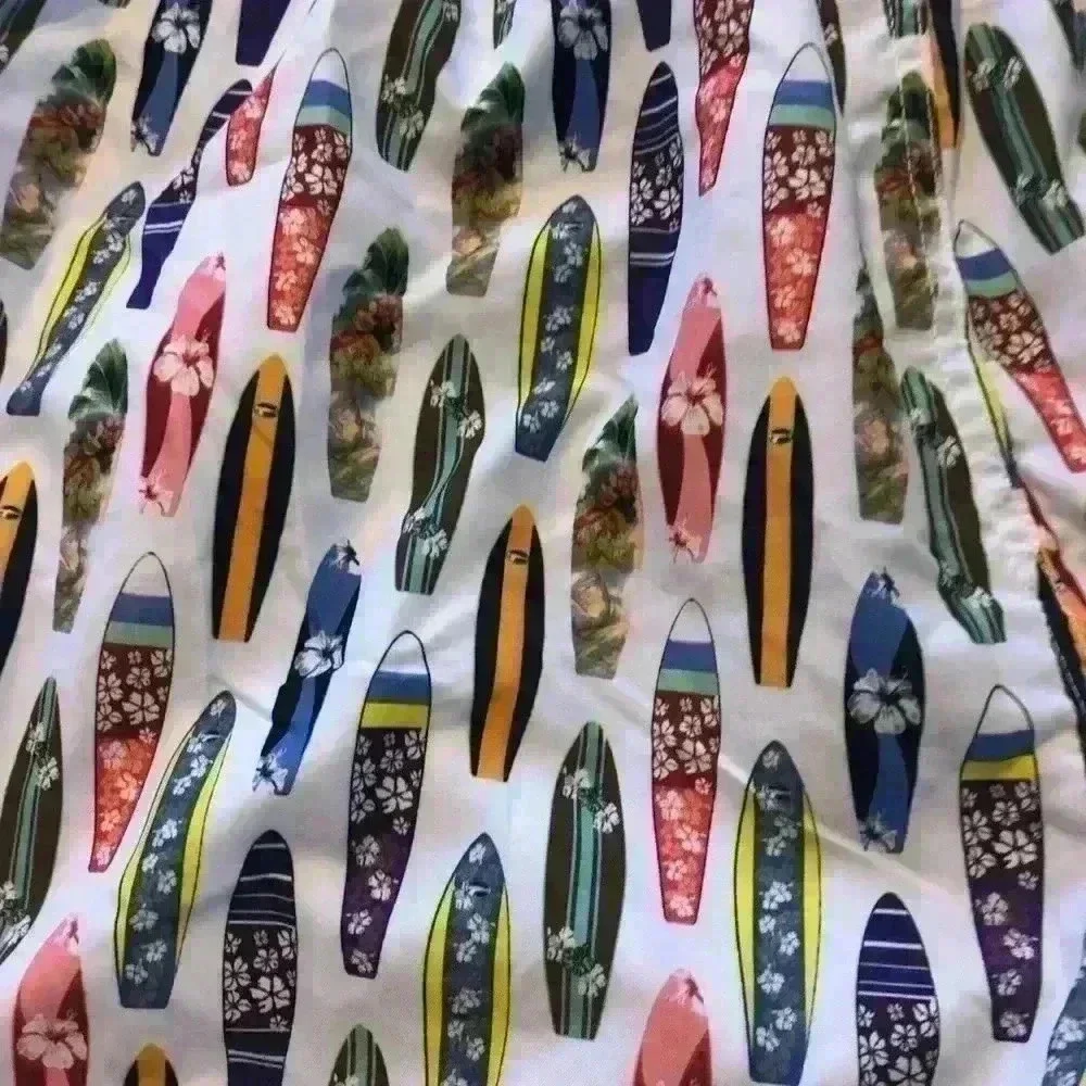 Surfboard print Swim Trunks